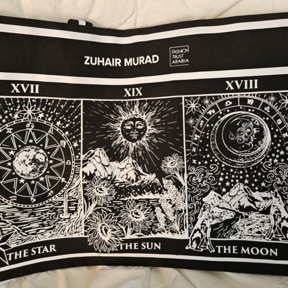 ZUHAIR MURAD designer canvas tote bag-Black - Picture 4 of 9